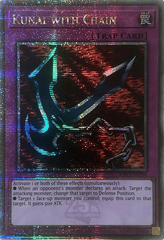 Kunai with Chain - RA03-EN204 - Quarter Century Secret Rare - 1st Edition